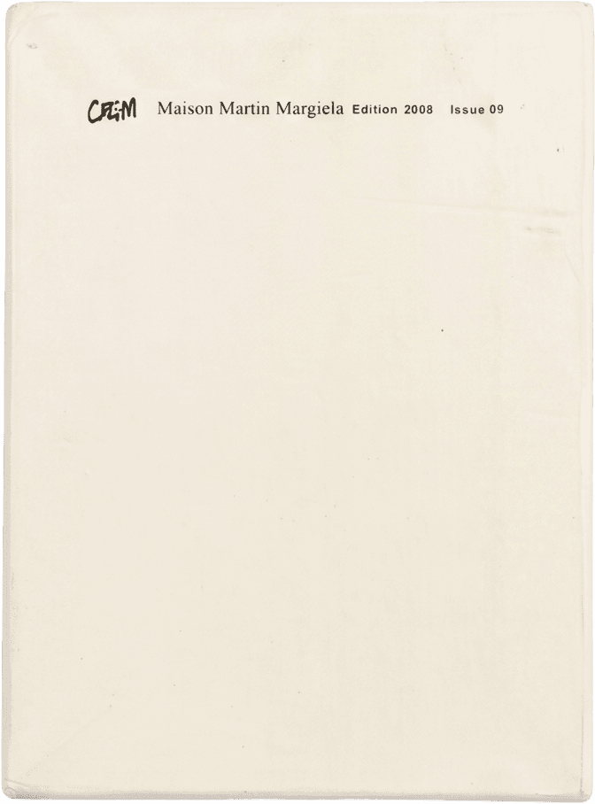 Maison Martin Margiela CREAM Edition 2008, Issue 09, in a cream slipcase